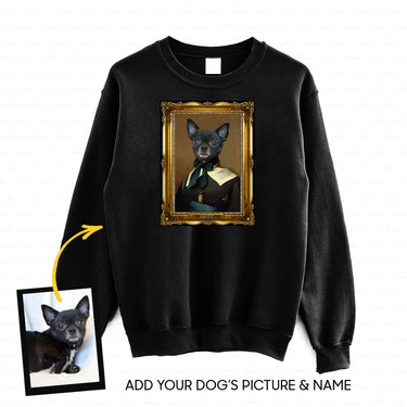 Personalized Dog Gift Idea - Royal Dog's Portrait 4 For Dog Lovers - Standard Crew Neck Sweatshirt